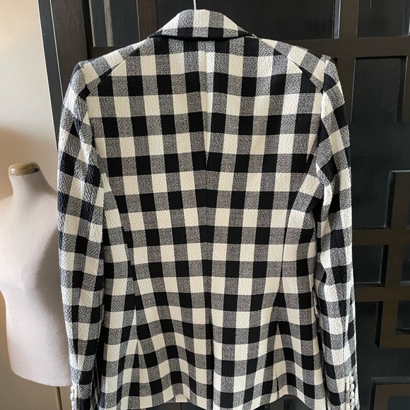 Veronica Beard’s double breasted dickie blazer in gingham tweed. Never worn. - Picture 2 of 4